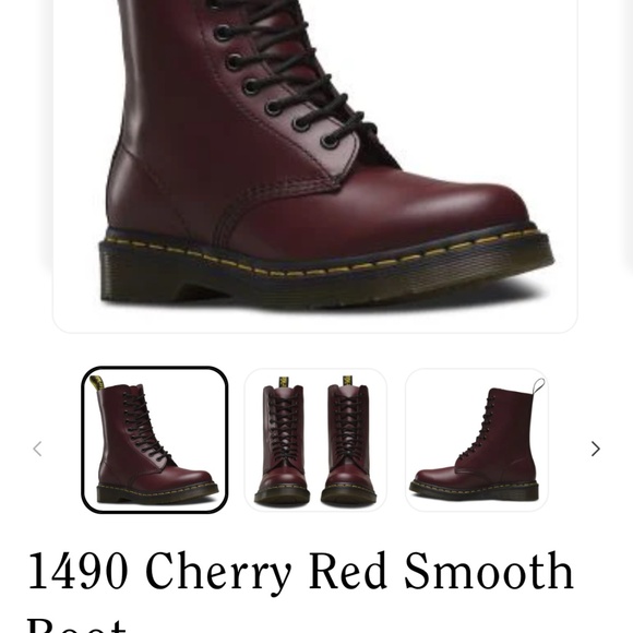 Doc Martens 1490 Cherry Red - Picture 9 of 9